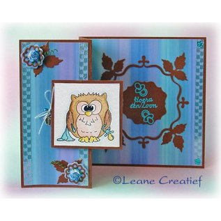 Leane Creatief - Lea'bilities und By Lene TraTransparenter stamp, little owl Tweetke