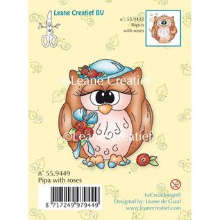 Leane Creatief - Lea'bilities und By Lene I timbri trasparenti, gufo Pipa di rose