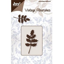 Joy!Crafts / Jeanine´s Art, Hobby Solutions Dies /  Ponsen en embossing sjabloon, hulst bladeren