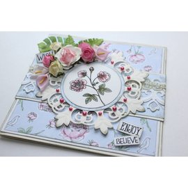 Joy!Crafts / Jeanine´s Art, Hobby Solutions Dies /  Gjennomsiktig stempel, Vintage Rose