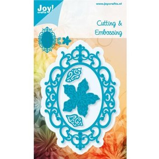 Joy!Crafts / Jeanine´s Art, Hobby Solutions Dies /  Stansing og preging sjablong, ramme oval blomst