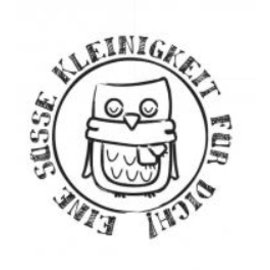 Stempel / Stamp: Holz / Wood Holzstempel, deutsche Text, "Eine Süße Kleinigkeit für dich!"