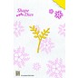 Nellie Snellen Punching and embossing template, roses branch