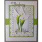 Spellbinders und Rayher Spellbinders Stamping and Embossing stencil, Nestabilities, decorative frame and label