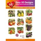 Bilder, 3D Bilder und ausgestanzte Teile usw... 10 diversi progetti 3D, tema: Frutta