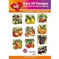 Bilder, 3D Bilder und ausgestanzte Teile usw... 10 different 3D designs, theme: Fruit