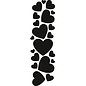 Marianne Design Stempling og Embossing stencil, Marianne Design Hearts