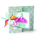 Sizzix Stampen en Embossing stencil, Sizzix, ThinLits, Cupcakes