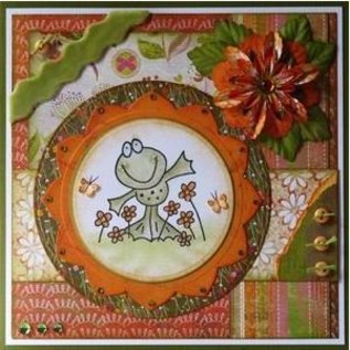 Nellie Snellen Punching and embossing template Nellie`s multiframe round