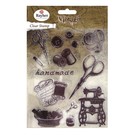 Spellbinders und Rayher Clear stamps, travail manuel millésime