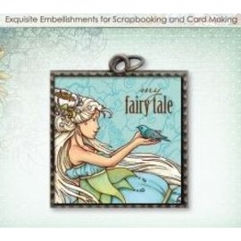 Embellishments / Verzierungen Charm métal Fairy Tale