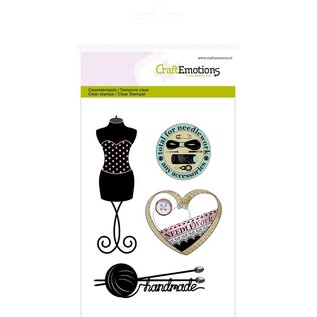Craftemotions Clear stamps, la mode, la couture