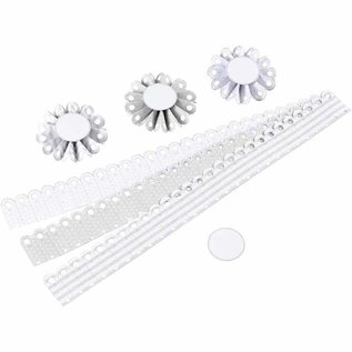 Komplett Sets / Kits Bastelset, rosettes, D: 8 cm, 6 pieces