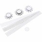 Komplett Sets / Kits Bastelset, rosette, D: 8 cm, 6 pezzi