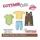 Cottage Cutz Poinçonnage et le modèle de gaufrage CottageCutz: vêtements de bébé garçon