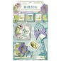 BO BUNNY Klistremerker, Sponplate Enchanted Garden sortert,