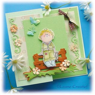 Leane Creatief - Lea'bilities und By Lene Clear stamps, Bambini boys