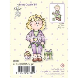 Leane Creatief - Lea'bilities und By Lene Clear stamps, Party Girl