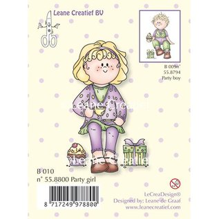 Leane Creatief - Lea'bilities und By Lene Clear stamps, Party girl