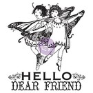 Prima Marketing und Petaloo Clear stamps, Princess