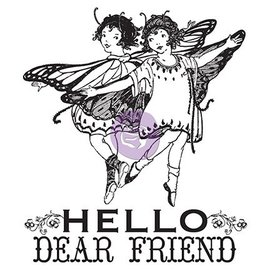 Prima Marketing und Petaloo Clear stamps, princesse