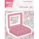 Joy!Crafts / Jeanine´s Art, Hobby Solutions Dies /  Stansning og prægning skabelon teebox
