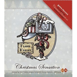 Yvonne Creations Stamp, Yvonne Creations, boîte aux lettres de Noël