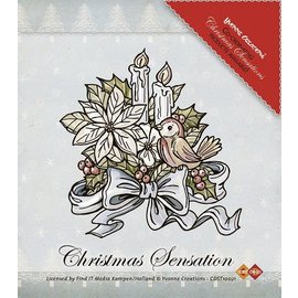 Yvonne Creations Clear Stamps, Yvonne Creations, flowers and candles