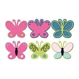 Sizzix Hulling og preging mal Butterfly Triplits