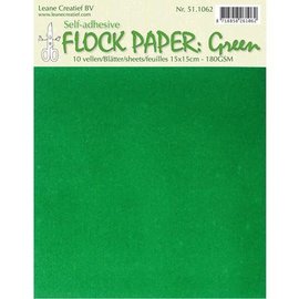 BASTELZUBEHÖR, WERKZEUG UND AUFBEWAHRUNG papier auto de Flock, vert