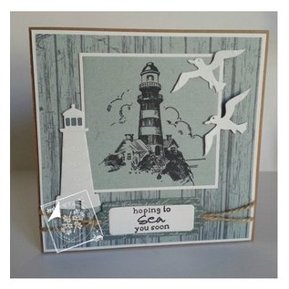 Joy!Crafts / Jeanine´s Art, Hobby Solutions Dies /  Sello transparente en como en el mar