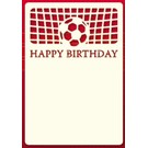 KARTEN und Zubehör / Cards A set of 3 Luxury card layer A6, theme: Footbal