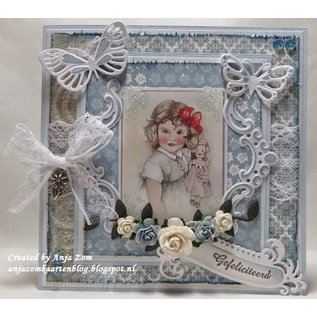 Marianne Design Taglio e goffratura stencil, LR0357, Creatables, farfalle di piccole