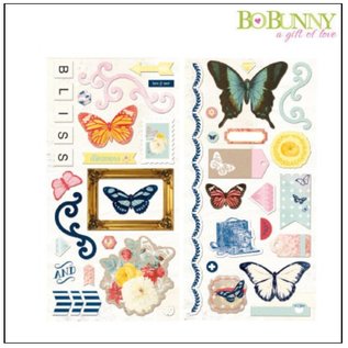 BO BUNNY Bo Bunny sweet life chipboard