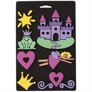 Kinder Bastelsets / Kids Craft Kits Skum stempel sett, prinsesse, for barn