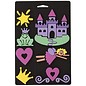 Kinder Bastelsets / Kids Craft Kits Schuimrubber stempel set, prinses, voor kinderen