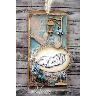 Marianne Design Cutting and embossing stencils, Collectables, Stork with Baby