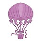 Spellbinders und Rayher Spellbinders, Stanz- und Prägeschablone Up and Away, Luftballon