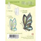 Leane Creatief - Lea'bilities und By Lene Clear stamps, Leane Creative, butterfly