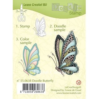 Leane Creatief - Lea'bilities und By Lene Transparent Stempel, Leane Creativ, Schmetterling