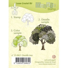 Leane Creatief - Lea'bilities und By Lene Gennemsigtige frimærker, doodle stempel: Tree