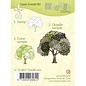 Leane Creatief - Lea'bilities und By Lene Gennemsigtige frimærker, doodle stempel: Tree