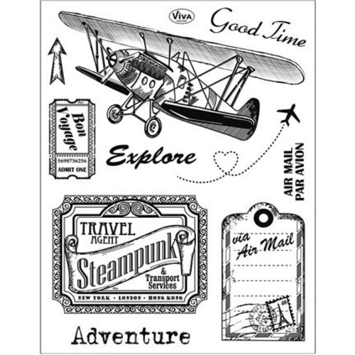 VIVA DEKOR (MY PAPERWORLD) Clear stamps, Adventure VIVA DEKOR (MY PAPERWORLD) Clear stamps, Adventure