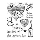 VIVA DEKOR (MY PAPERWORLD) Transparent Stempel, Einladung zur Hochzeit