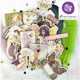 Prima Marketing und Petaloo Chipboard Stickers, Kollektion "Butterflys"