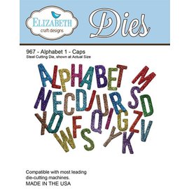 Elisabeth Craft Dies , By Lene, Lawn Fawn Stempelen en embossing stencil, Elizabeth Craft Design Alphabet 1-967 Hoed