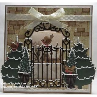 Marianne Design Taglio e goffratura stencil, craftabili - Garden Gate