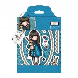 Santoro Gorjuss Urban Rubber Stamp Set THE LITTLE FRIEND