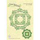 Leane Creatief - Lea'bilities und By Lene Leabilities, stamping - and embossing stencil, frame round lace