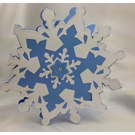 Sizzix Punzonado - y en relieve conjunto de patrones, Sizzix Framelits, los copos de nieve